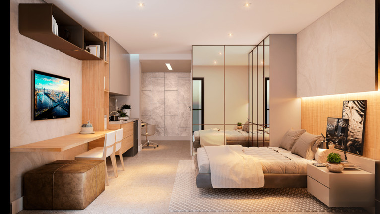 Imagem Studio com 1 Quarto à Venda, 35 m² em Brooklin Paulista - São Paulo