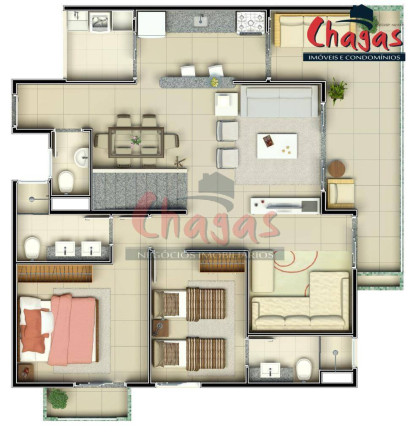 Imagem Apartamento com 3 Quartos à Venda, 210 m² em Jardim Primavera - Caraguatatuba Imagem Apartamento com 3 Quartos à Venda, 210 m² em Jardim Primavera - Caraguatatuba