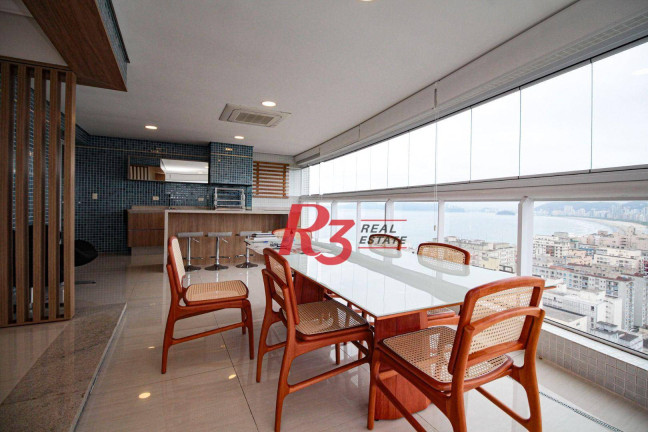 Imagem Apartamento com 4 Quartos à Venda, 254 m² em Aparecida - Santos
