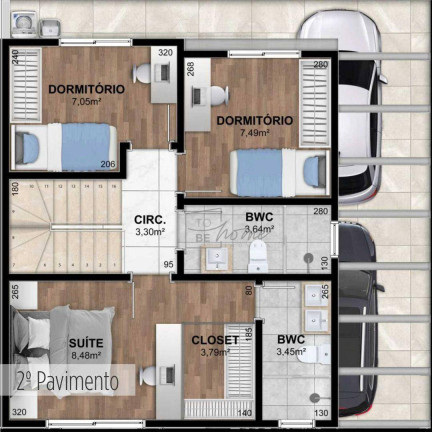 Imagem Sobrado com 3 Quartos à Venda, 110 m² em Pilarzinho - Curitiba