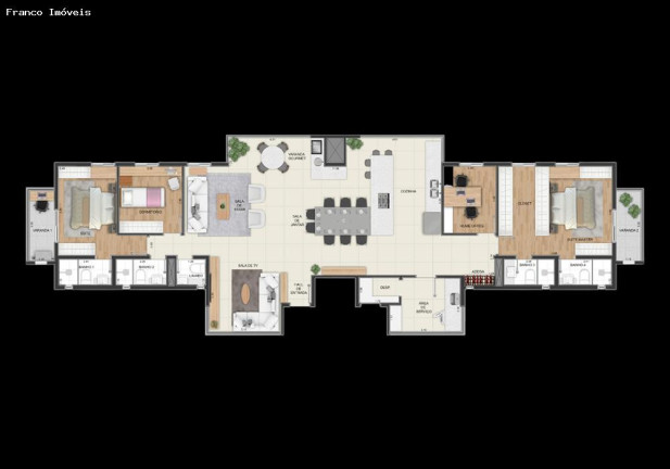 Imagem Cobertura com 3 Quartos à Venda, 158 m² em Vila Floresta - Santo André