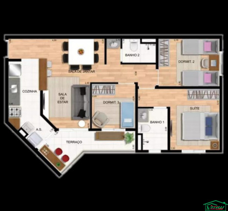 Imagem Apartamento com 3 Quartos à Venda, 65 m² em Vila Prudente - São Paulo