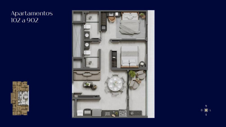 Imagem Apartamento com 2 Quartos à Venda, 60 m² em Bessa - João Pessoa Imagem Apartamento com 2 Quartos à Venda, 60 m² em Bessa - João Pessoa