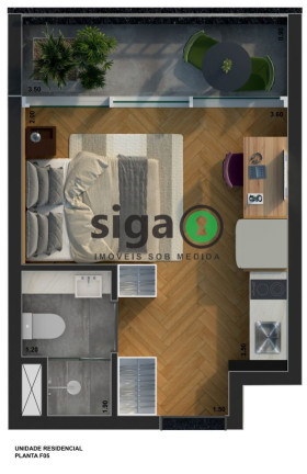 Imagem Apartamento com 1 Quarto à Venda, 21 m² em Vila Clementino - São Paulo