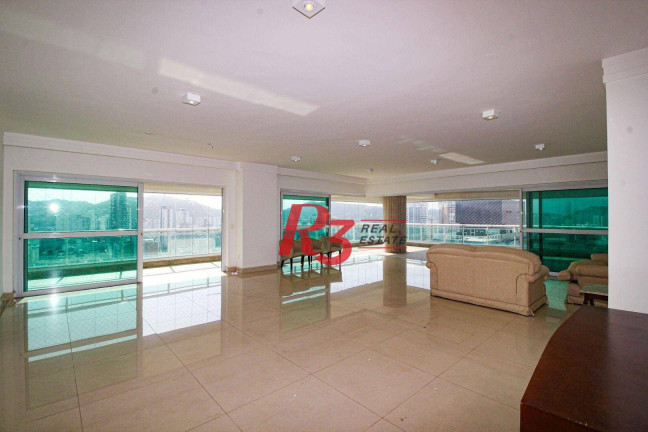 Imagem Apartamento com 4 Quartos para Alugar, 360 m² em Gonzaga - Santos Imagem Apartamento com 4 Quartos para Alugar, 360 m² em Gonzaga - Santos