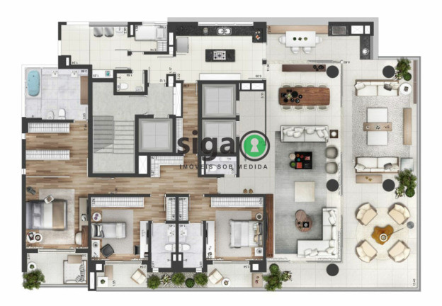 Imagem Apartamento com 3 Quartos à Venda, 322 m² em Vila Olímpia - São Paulo Imagem Apartamento com 3 Quartos à Venda, 322 m² em Vila Olímpia - São Paulo