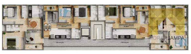 Imagem Apartamento com 2 Quartos à Venda, 50 m² em Altiplano Cabo Branco - João Pessoa Imagem Apartamento com 2 Quartos à Venda, 50 m² em Altiplano Cabo Branco - João Pessoa