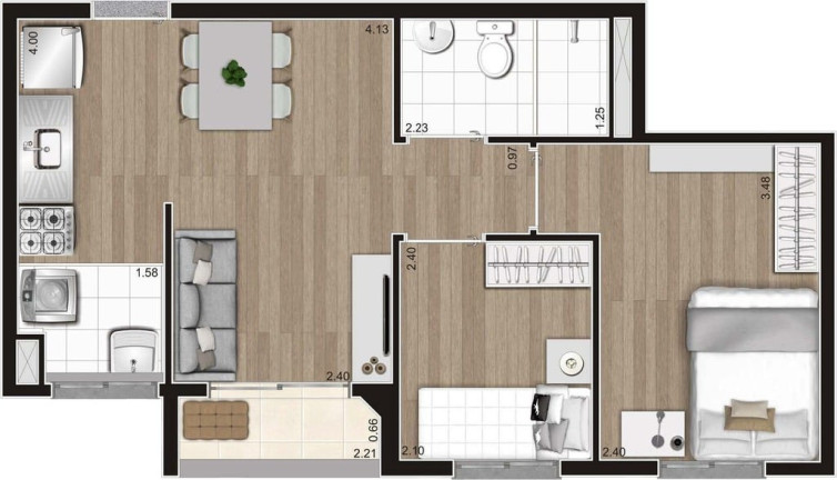 Imagem Apartamento com 2 Quartos à Venda, 43 m² em Vila Leopoldina - São Paulo Imagem Apartamento com 2 Quartos à Venda, 43 m² em Vila Leopoldina - São Paulo