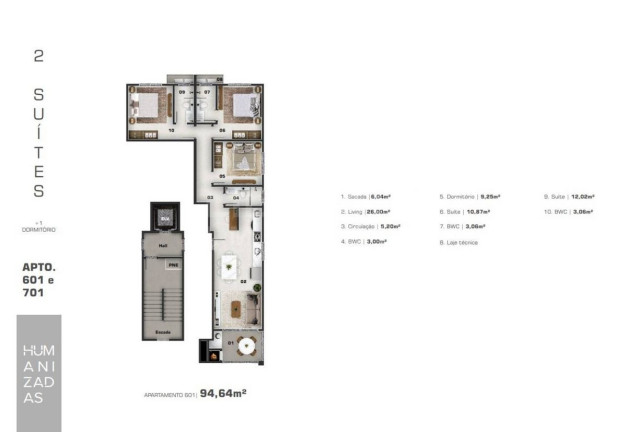 Imagem Apartamento com 2 Quartos à Venda, 73 m² em Meia Praia - Navegantes Imagem Apartamento com 2 Quartos à Venda, 73 m² em Meia Praia - Navegantes