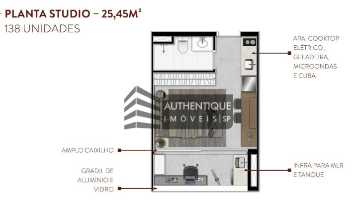 Imagem Imóvel com 1 Quarto à Venda, 25 m² em Vila Clementino - São Paulo Imagem Imóvel com 1 Quarto à Venda, 25 m² em Vila Clementino - São Paulo