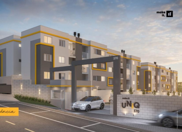 Apartamento com 2 Quartos à Venda, 69 m² em Jardim Amélia - Curitiba