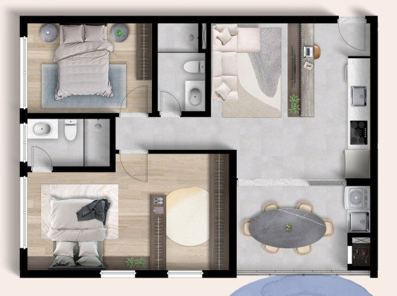 Imagem Apartamento com 3 Quartos à Venda, 92 m² em Juvevê - Curitiba
