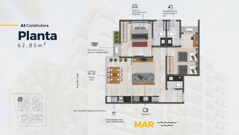 Imagem Apartamento com 2 Quartos à Venda, 59 m² em Praia Das Palmeiras - Caraguatatuba Imagem Apartamento com 2 Quartos à Venda, 59 m² em Praia Das Palmeiras - Caraguatatuba