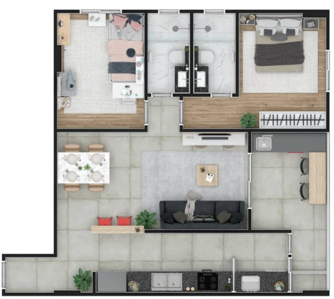 Imagem Apartamento com 3 Quartos à Venda, 134 m² em Guilhermina - Praia Grande