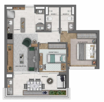 Imagem Apartamento com 2 Quartos à Venda, 70 m² em Vila Nova Conceição - São Paulo