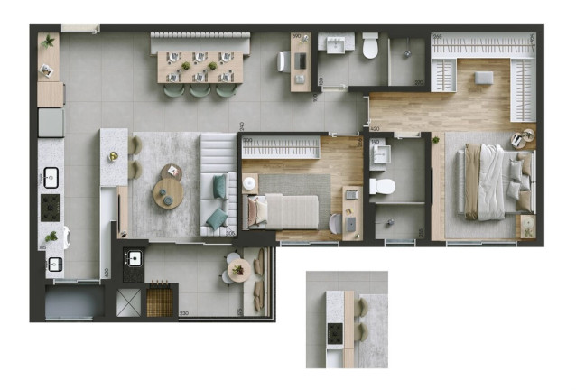 Imagem Apartamento com 3 Quartos à Venda, 95 m² em Vila Izabel - Curitiba