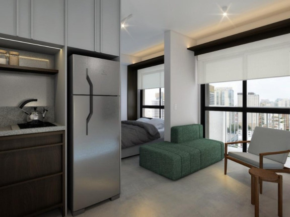 Kitnet com 1 Quarto à Venda, 27 m² em Vila Nova Conceição - São Paulo