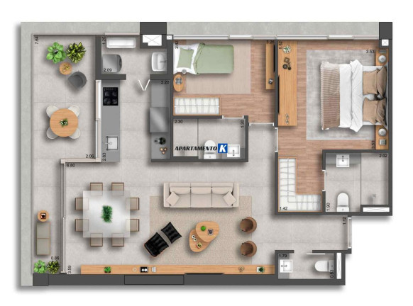 Imagem Apartamento com 2 Quartos à Venda, 90 m² em Itaim Bibi - São Paulo