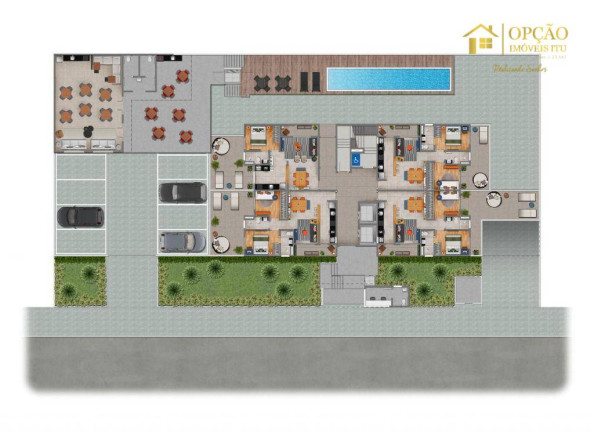Imagem Apartamento com 2 Quartos à Venda, 57 m² em Itu Novo Centro - Itu Imagem Apartamento com 2 Quartos à Venda, 57 m² em Itu Novo Centro - Itu