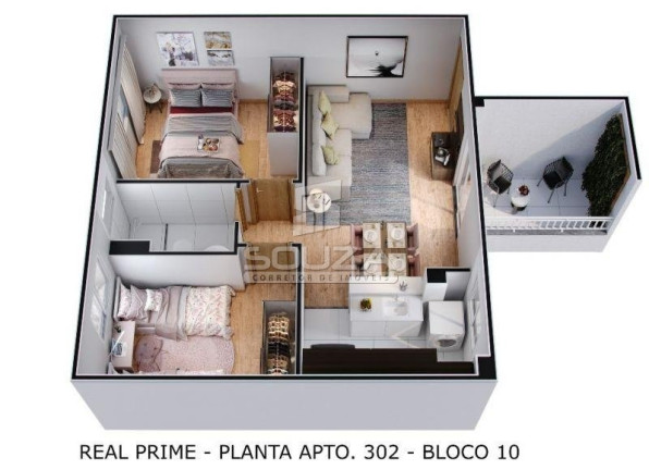Imagem Apartamento com 2 Quartos à Venda, 44 m² em Santa Mônica - Camaragibe Imagem Apartamento com 2 Quartos à Venda, 44 m² em Santa Mônica - Camaragibe