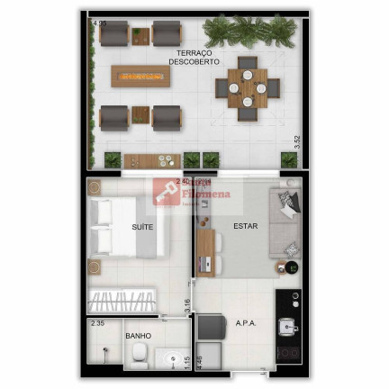 Imagem Apartamento com 1 Quarto à Venda, 42 m² em Bela Vista - São Paulo