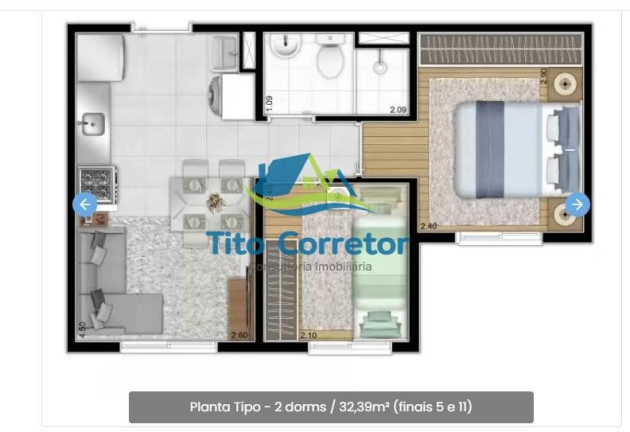 Imagem Apartamento com 2 Quartos à Venda, 32 m² em Sacomã - São Paulo