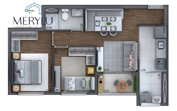 Imagem Apartamento com 2 Quartos à Venda, 46 m² em Jardim Marajoara - São Paulo Imagem Apartamento com 2 Quartos à Venda, 46 m² em Jardim Marajoara - São Paulo