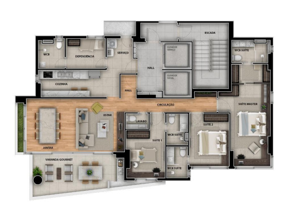Imagem Apartamento com 3 Quartos à Venda, 145 m² em Tambaú - João Pessoa Imagem Apartamento com 3 Quartos à Venda, 145 m² em Tambaú - João Pessoa