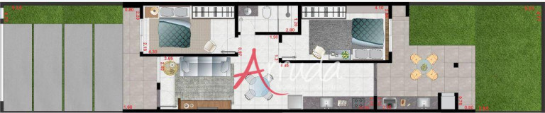 Imagem Casa com 2 Quartos à Venda, 125 m² em Santa Felicidade - Cascavel
