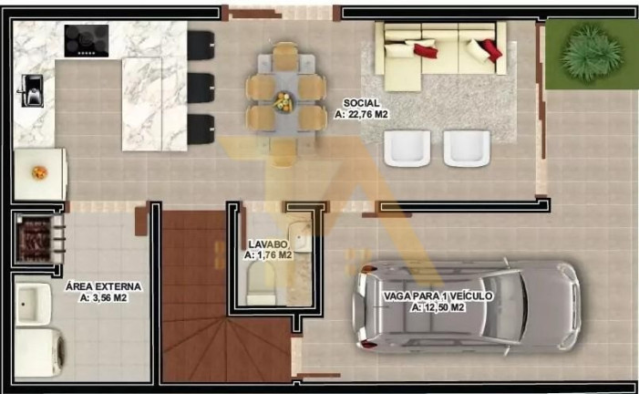 Imagem Imóvel com 2 Quartos à Venda, em Panorâmico - Garopaba Imagem Imóvel com 2 Quartos à Venda, em Panorâmico - Garopaba