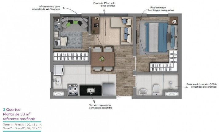 Imagem Apartamento com 2 Quartos à Venda, 48 m² em Santo Amaro - São Paulo Imagem Apartamento com 2 Quartos à Venda, 48 m² em Santo Amaro - São Paulo