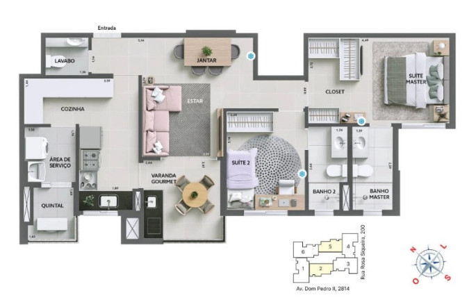 Imagem Apartamento com 3 Quartos à Venda, 90 m² em Campestre - Santo André Imagem Apartamento com 3 Quartos à Venda, 90 m² em Campestre - Santo André