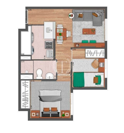 Imagem Apartamento com 2 Quartos à Venda, 34 m² em Vila Santa Catarina - São Paulo Imagem Apartamento com 2 Quartos à Venda, 34 m² em Vila Santa Catarina - São Paulo