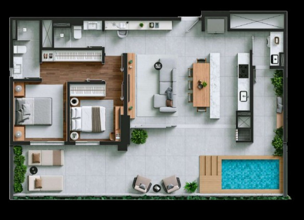 Imagem Apartamento com 2 Quartos à Venda, 130 m² em Portão - Curitiba Imagem Apartamento com 2 Quartos à Venda, 130 m² em Portão - Curitiba