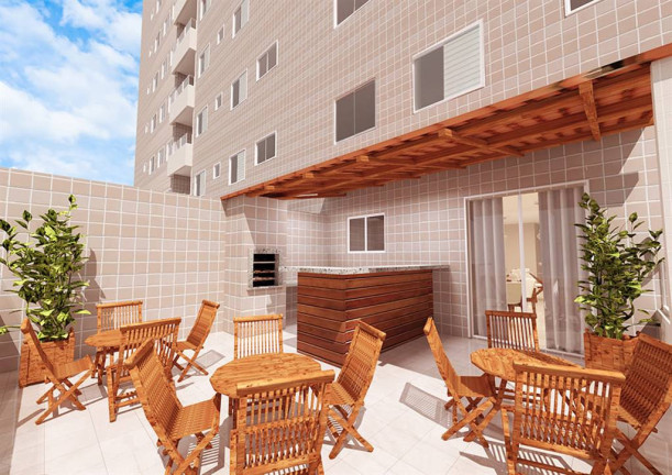 Apartamento com 2 Quartos à Venda, 53 m² em Caiçara - Praia Grande