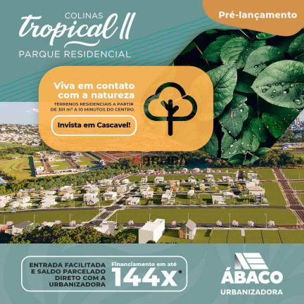 Imagem Terreno à Venda, 300 m² em Recanto Tropical - Cascavel Imagem Terreno à Venda, 300 m² em Recanto Tropical - Cascavel