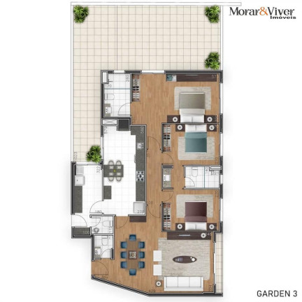 Imagem Apartamento com 3 Quartos à Venda, 146 m² em Juvevê - Curitiba