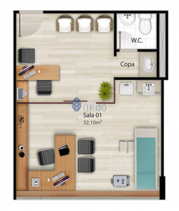 Imagem Sala Comercial à Venda, 30 m² em Setor Central - Anápolis