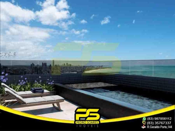 Apartamento com 2 Quartos à Venda, 61 m² em Manaíra - João Pessoa