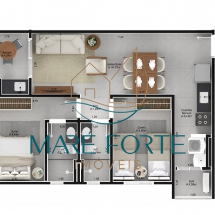 Imagem Apartamento com 2 Quartos à Venda, 61 m² em Centro - Ubatuba Imagem Apartamento com 2 Quartos à Venda, 61 m² em Centro - Ubatuba