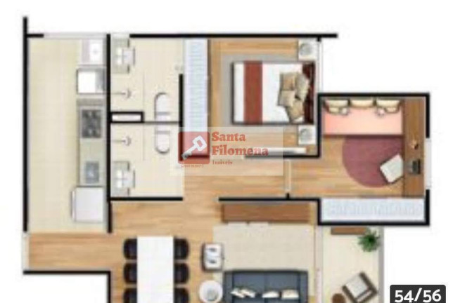 Imagem Apartamento com 2 Quartos à Venda, 60 m² em Casa Branca - Santo André Imagem Apartamento com 2 Quartos à Venda, 60 m² em Casa Branca - Santo André