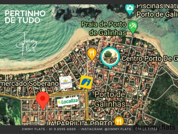 Imagem Apartamento com 1 Quarto à Venda, 20 m² em Centro, Porto De Galinhas - Ipojuca