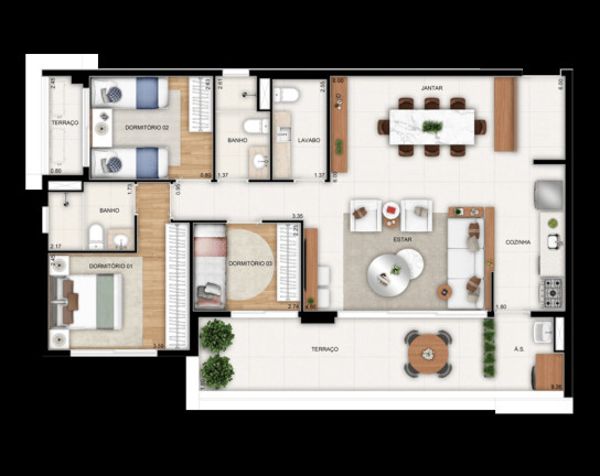 Imagem Apartamento com 2 Quartos à Venda, 77 m² em Parque Imperial - São Paulo
