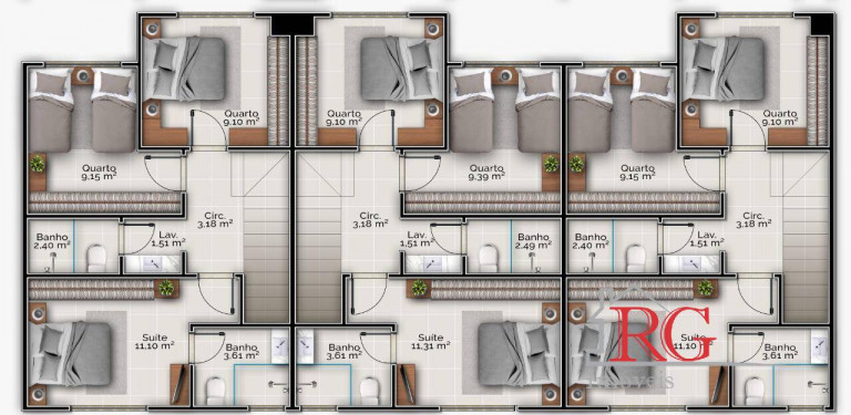 Imagem Casa com 3 Quartos à Venda, 100 m² em Meia Praia - Navegantes
