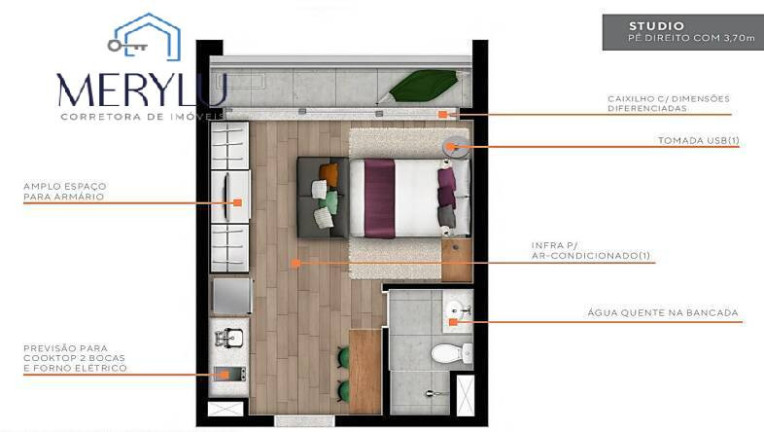 Imagem Apartamento com 1 Quarto à Venda, 29 m² em Vila Mariana - São Paulo Imagem Apartamento com 1 Quarto à Venda, 29 m² em Vila Mariana - São Paulo