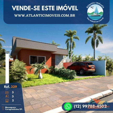 Imagem Casa com 3 Quartos à Venda, 109 m² em Massaguaçu - Caraguatatuba