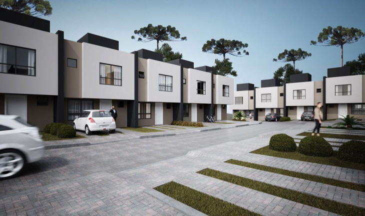 Imagem Casa com 3 Quartos à Venda, 104 m² em Santa Cândida - Curitiba Imagem Casa com 3 Quartos à Venda, 104 m² em Santa Cândida - Curitiba