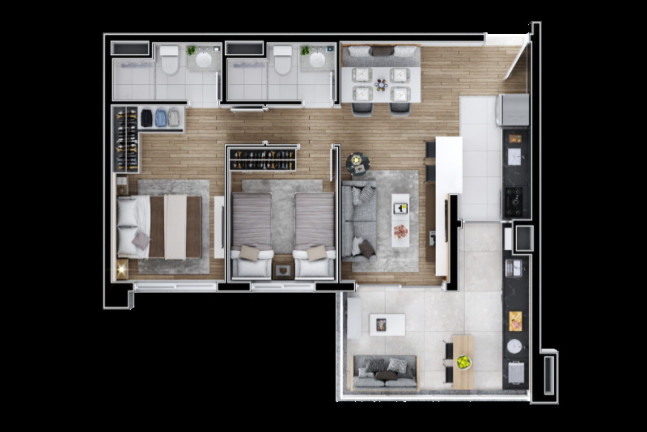 Imagem Apartamento com 2 Quartos à Venda, 66 m² em Paraíso - São Paulo Imagem Apartamento com 2 Quartos à Venda, 66 m² em Paraíso - São Paulo