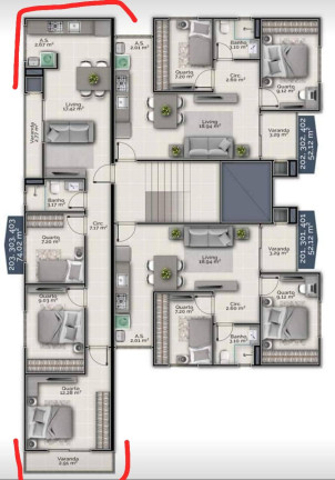 Imagem Apartamento com 3 Quartos à Venda, 74 m² em Joaia - Tijucas
