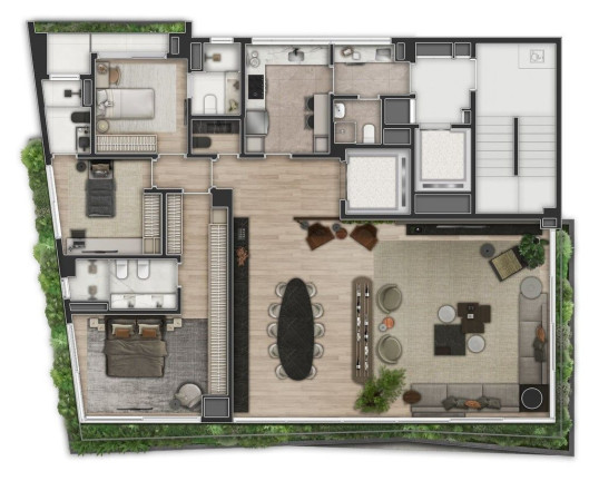 Imagem Apartamento com 3 Quartos à Venda, 200 m² em Itaim Bibi - São Paulo